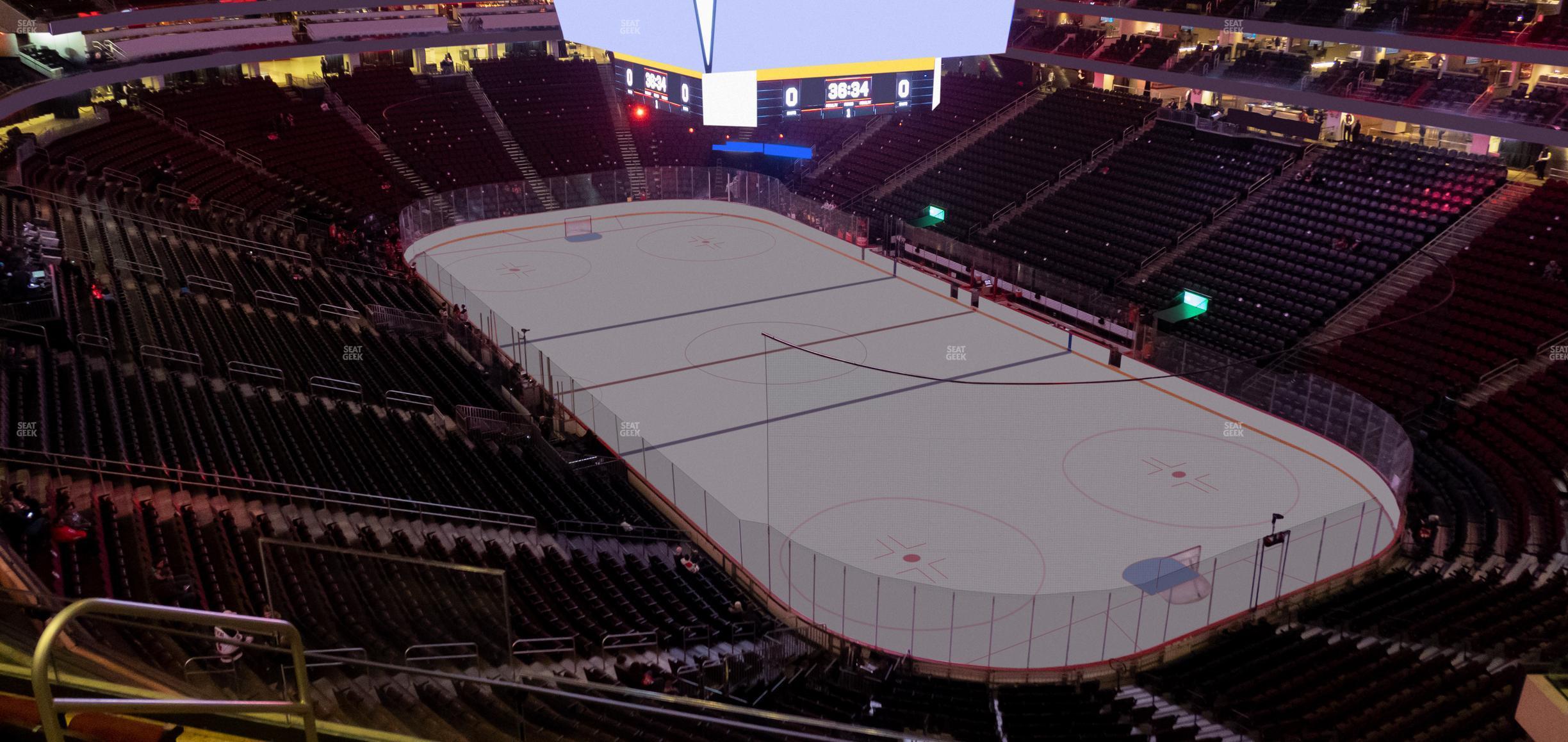 Seating view for Prudential Center Section 134