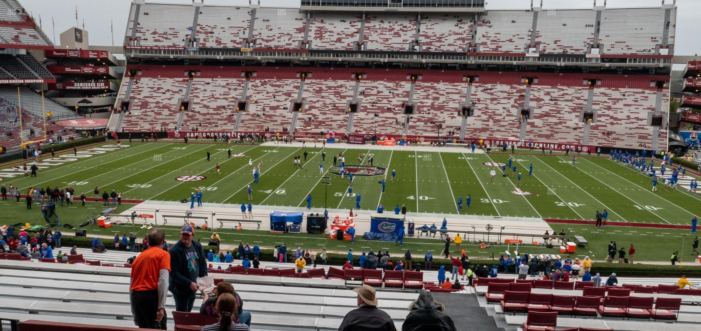 Seating view for Williams Brice Stadium Section 408