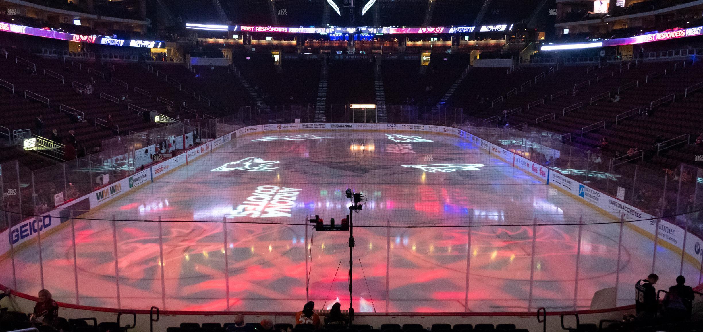 Seating view for Desert Diamond Arena Section 117