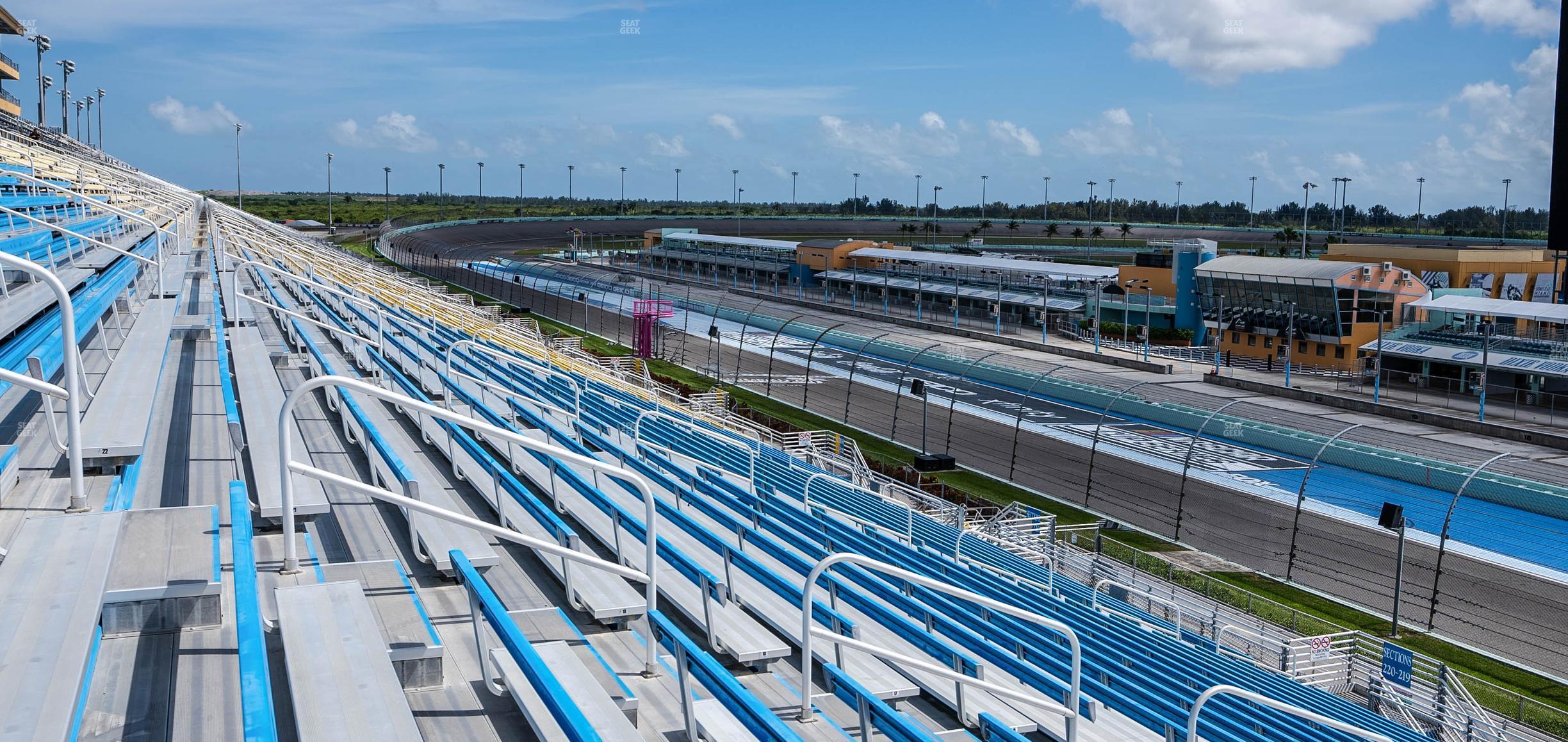 Seating view for Homestead-Miami Speedway Section 218