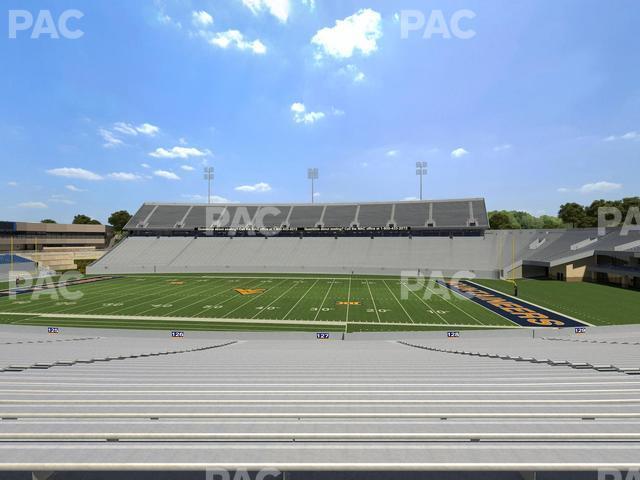 Seating view for Mountaineer Field at Milan Puskar Stadium Section 127