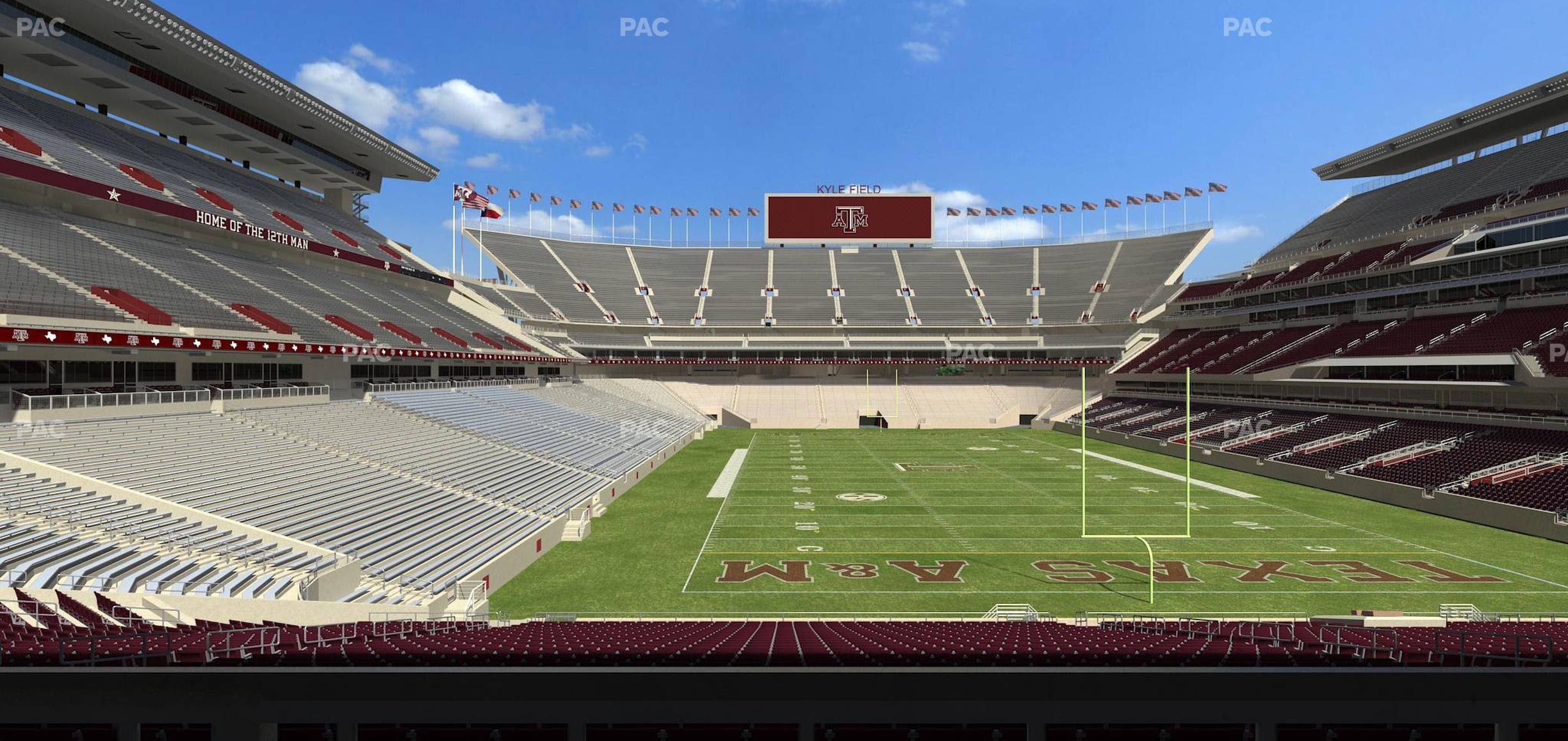 Seating view for Kyle Field Section 118