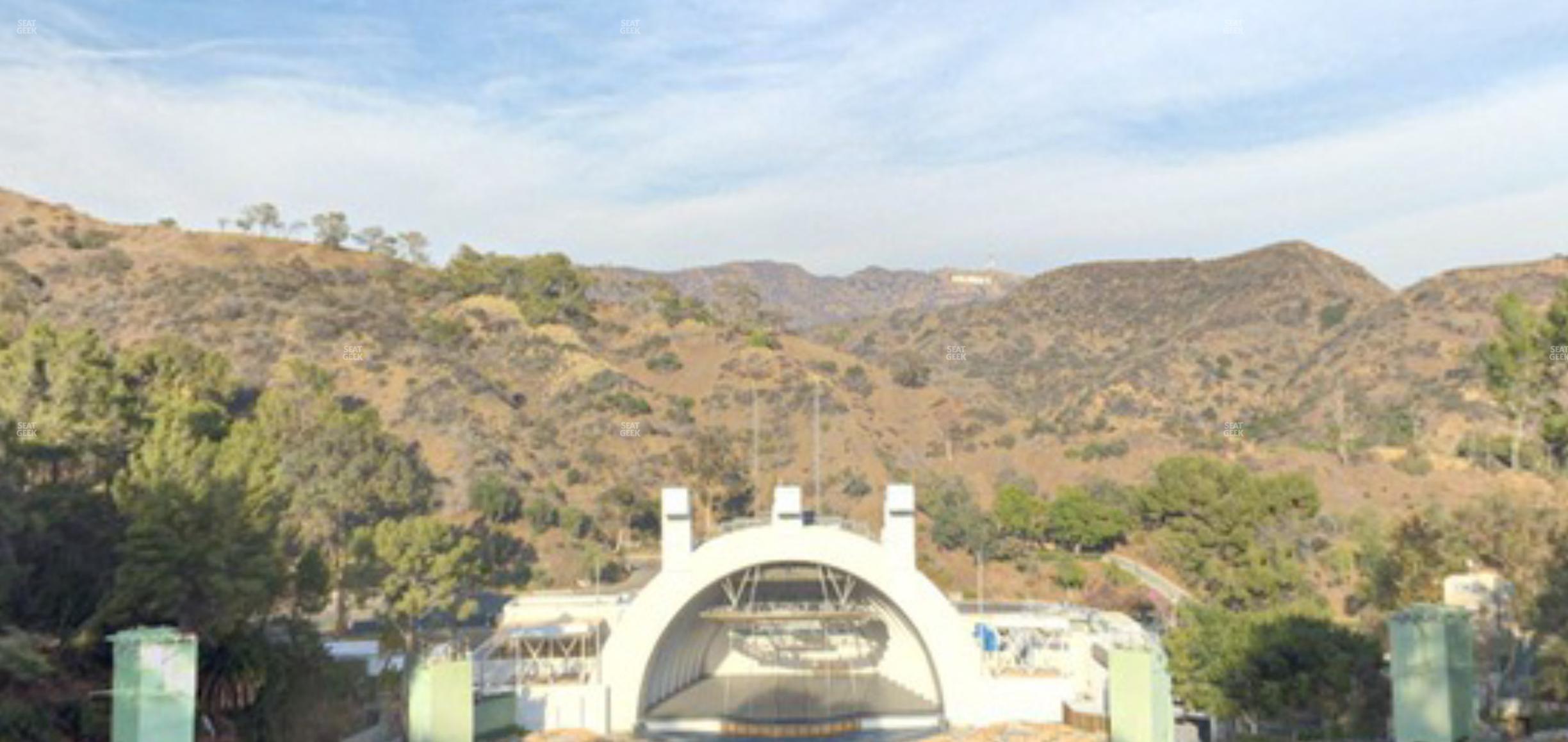 Seating view for Hollywood Bowl Section W 2