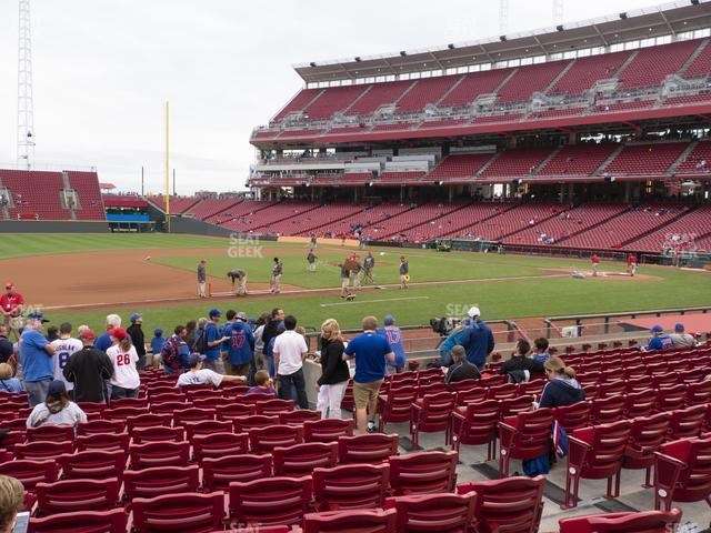 Seating view for Great American Ball Park Section 115