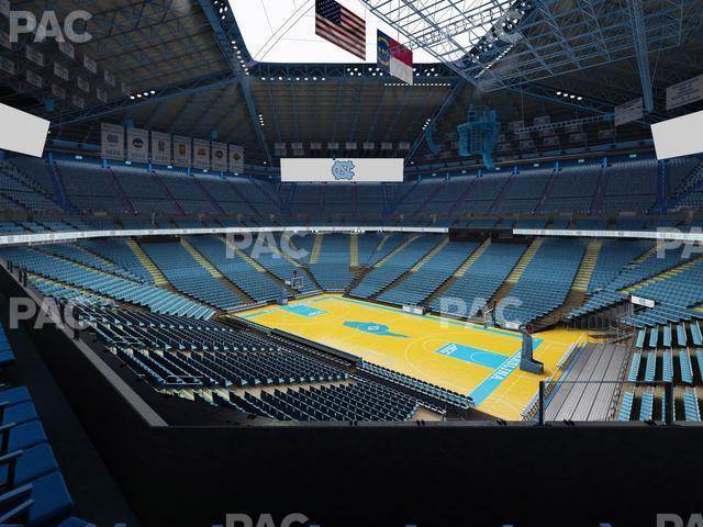 Seating view for Dean Smith Center Section 212