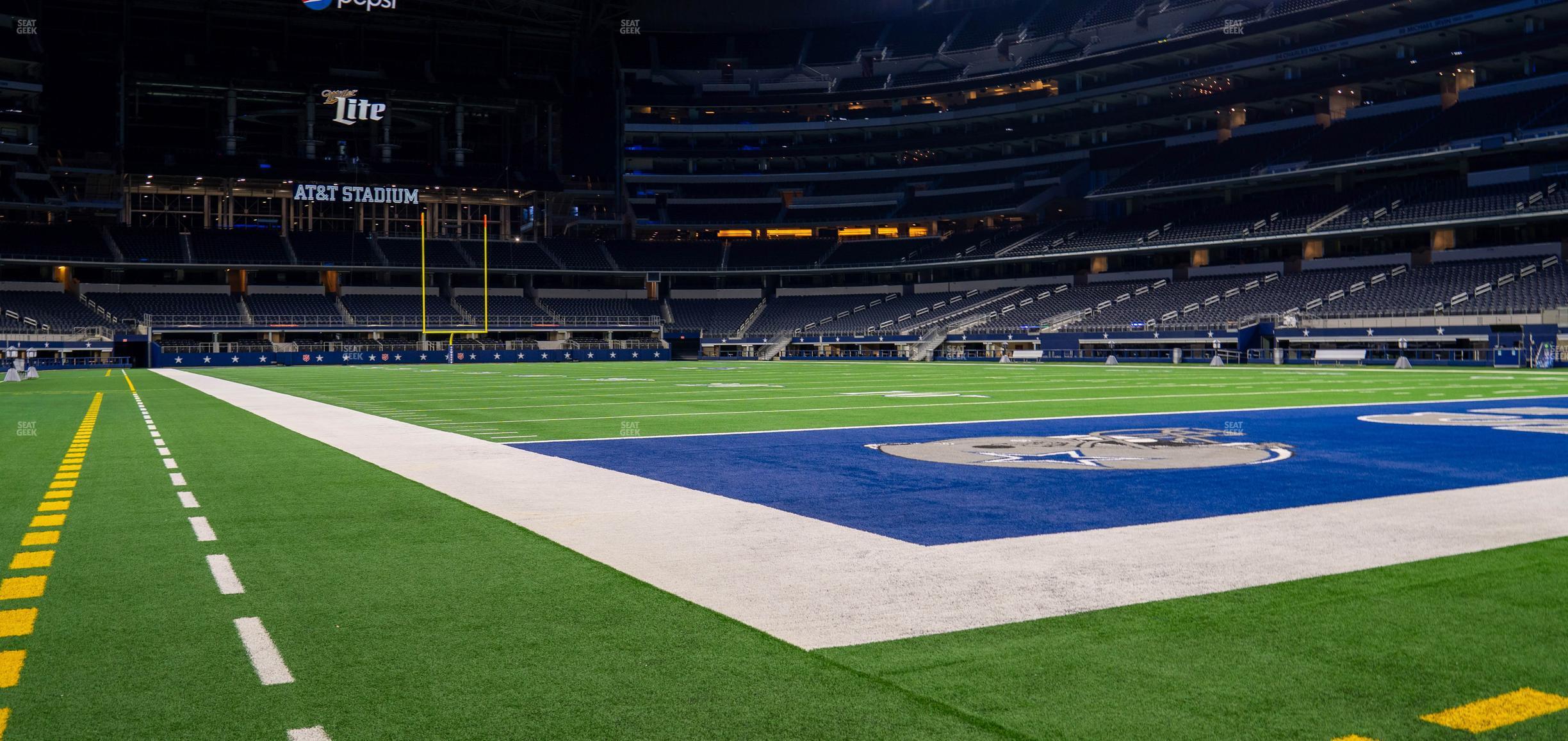 Seating view for AT&T Stadium Section Event Level Suite 9