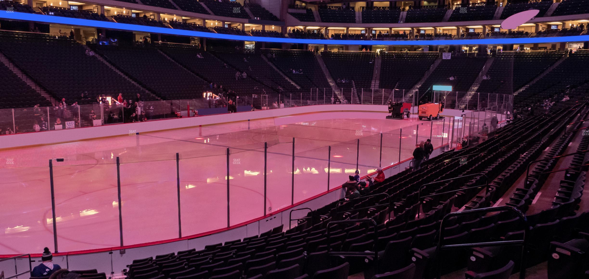 Seating view for Xcel Energy Center Section 107