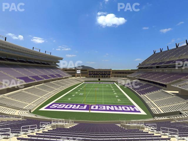 Seating view for Amon G Carter Stadium Section 221