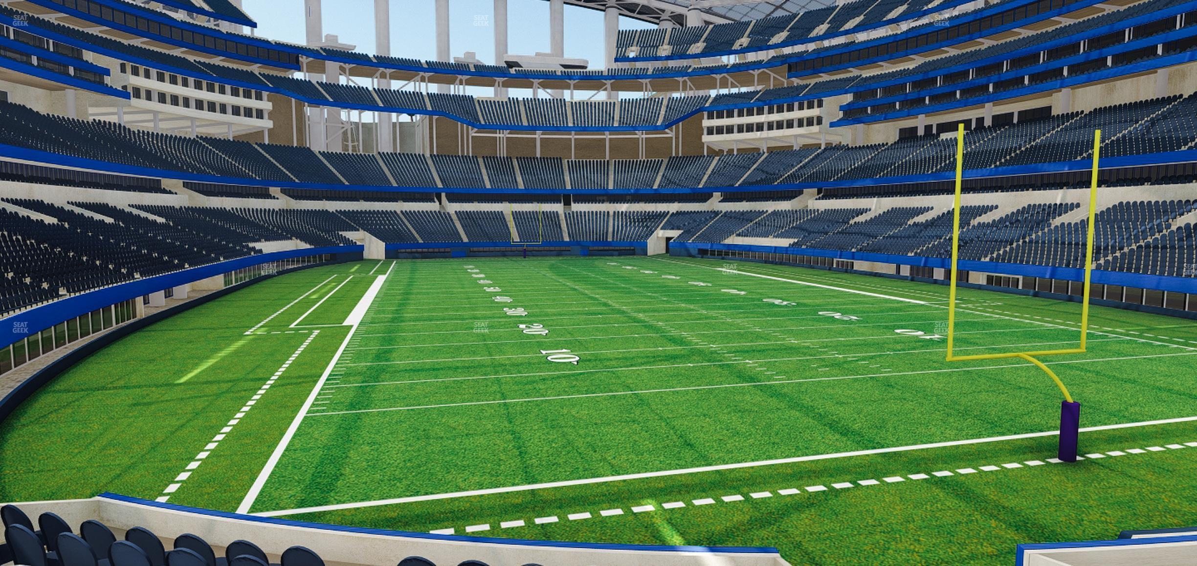 Seating view for SoFi Stadium Section 120