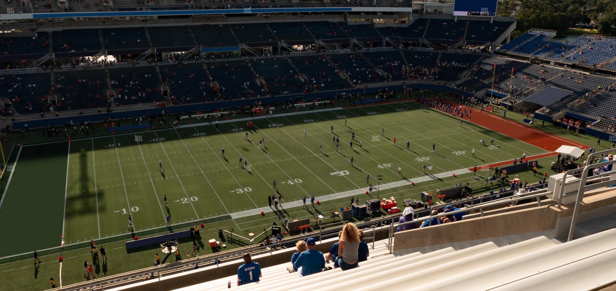 Seating view for Camping World Stadium Section 211