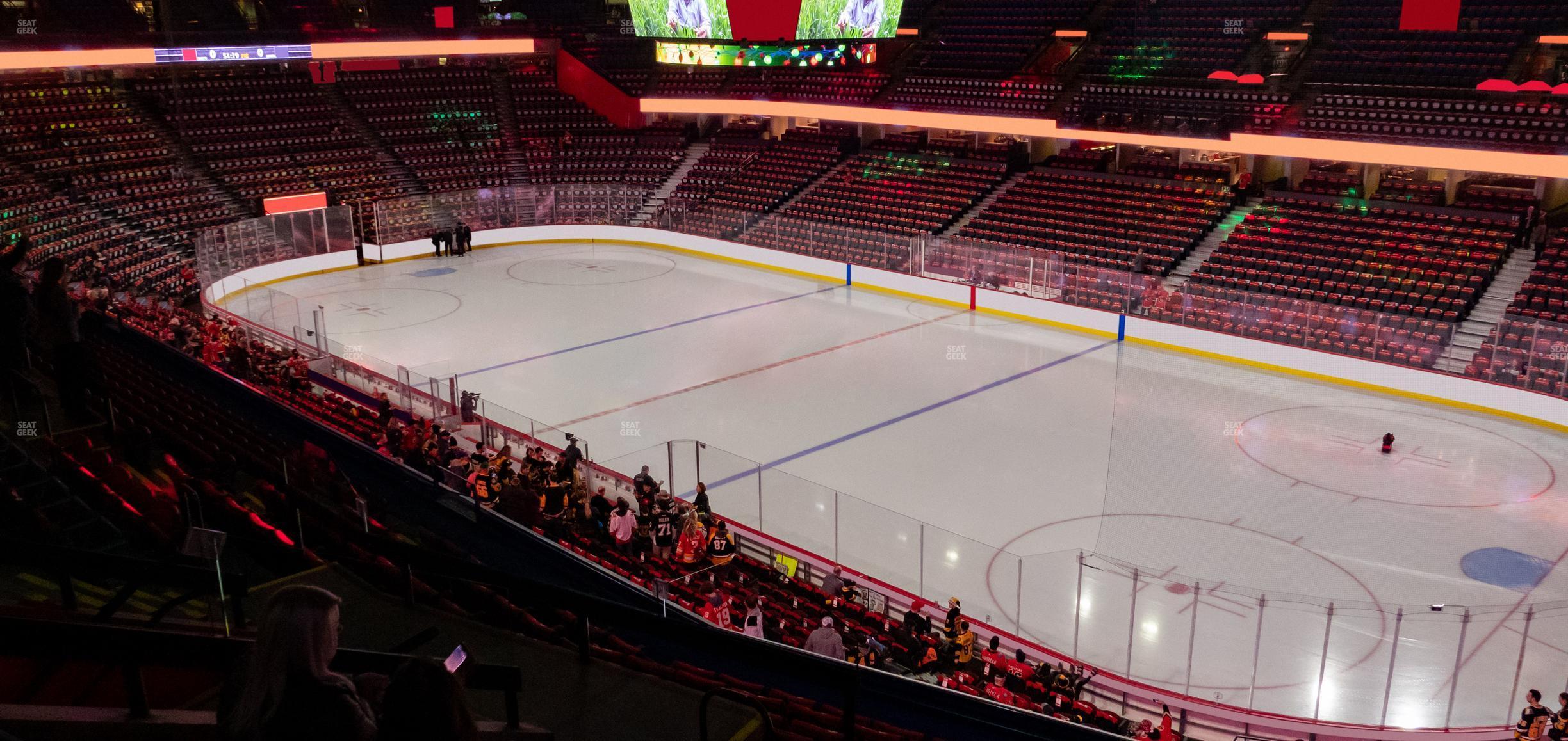 Seating view for Scotiabank Saddledome Section 215