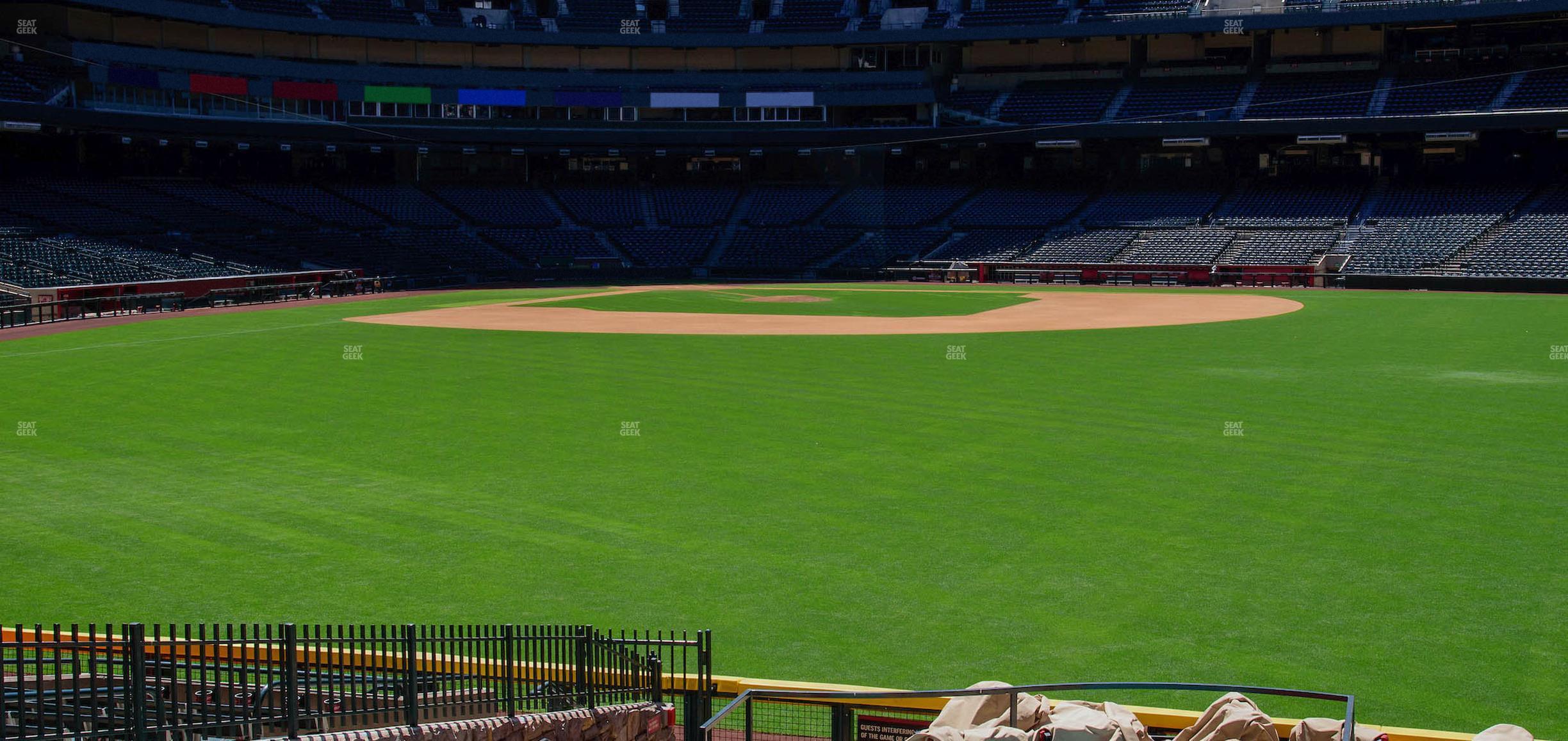 Seating view for Chase Field Section 101