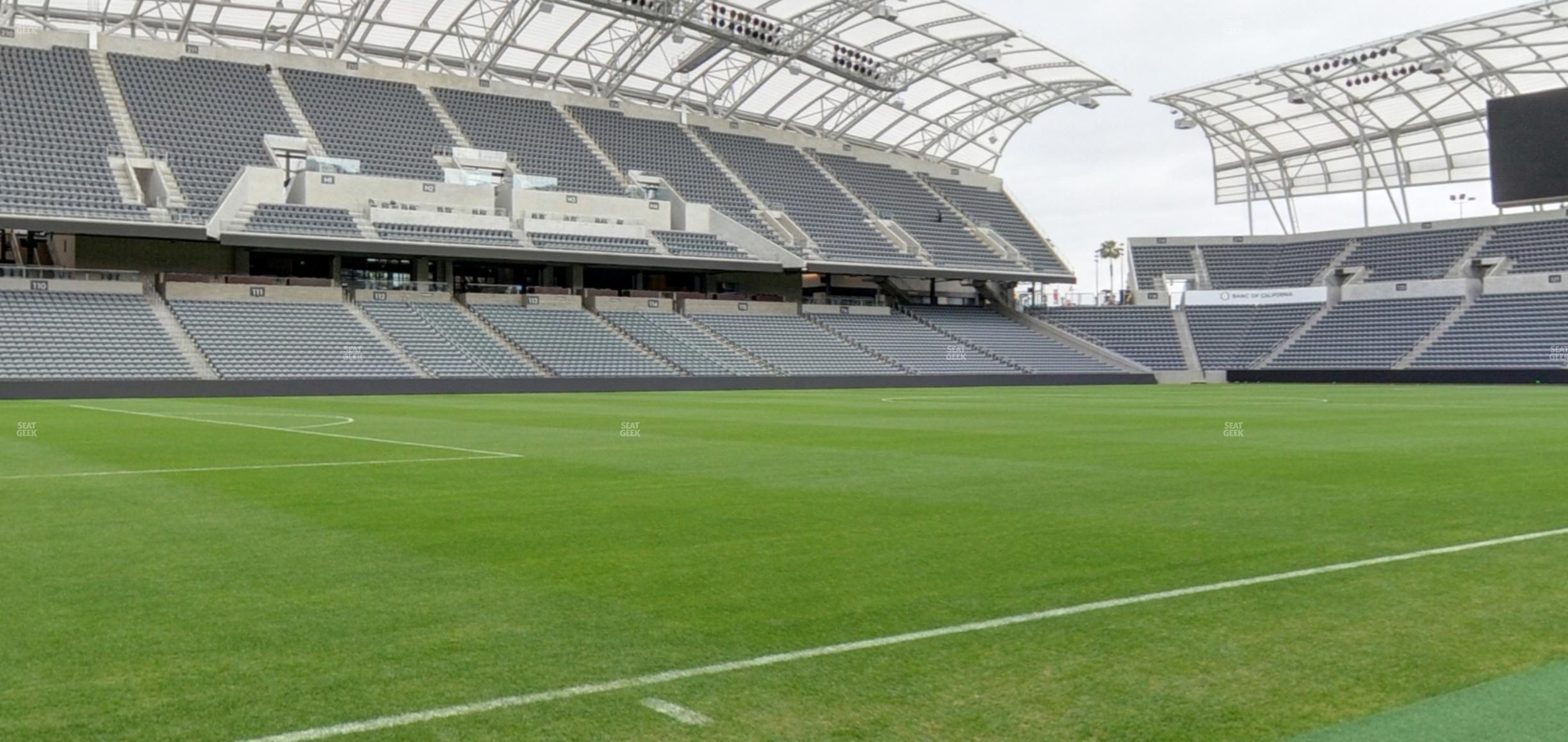 Seating view for BMO Stadium Section Field Suite 10