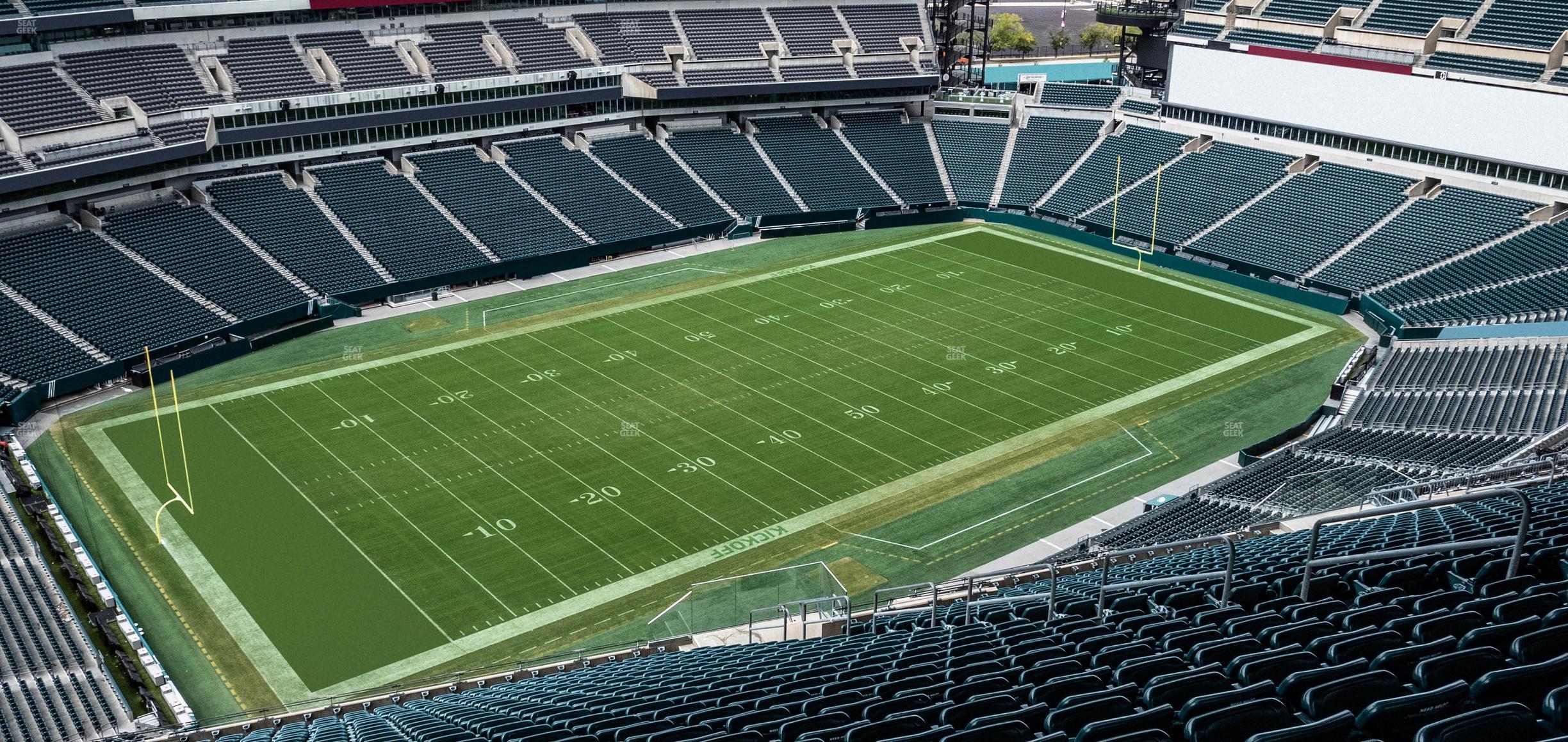 Seating view for Lincoln Financial Field Section 220