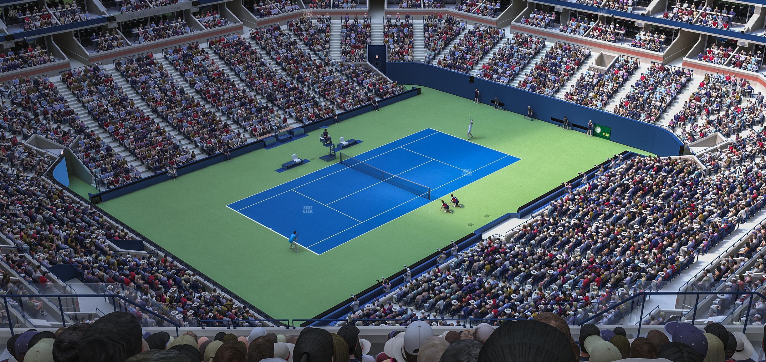 Seating view for Arthur Ashe Stadium Section 306