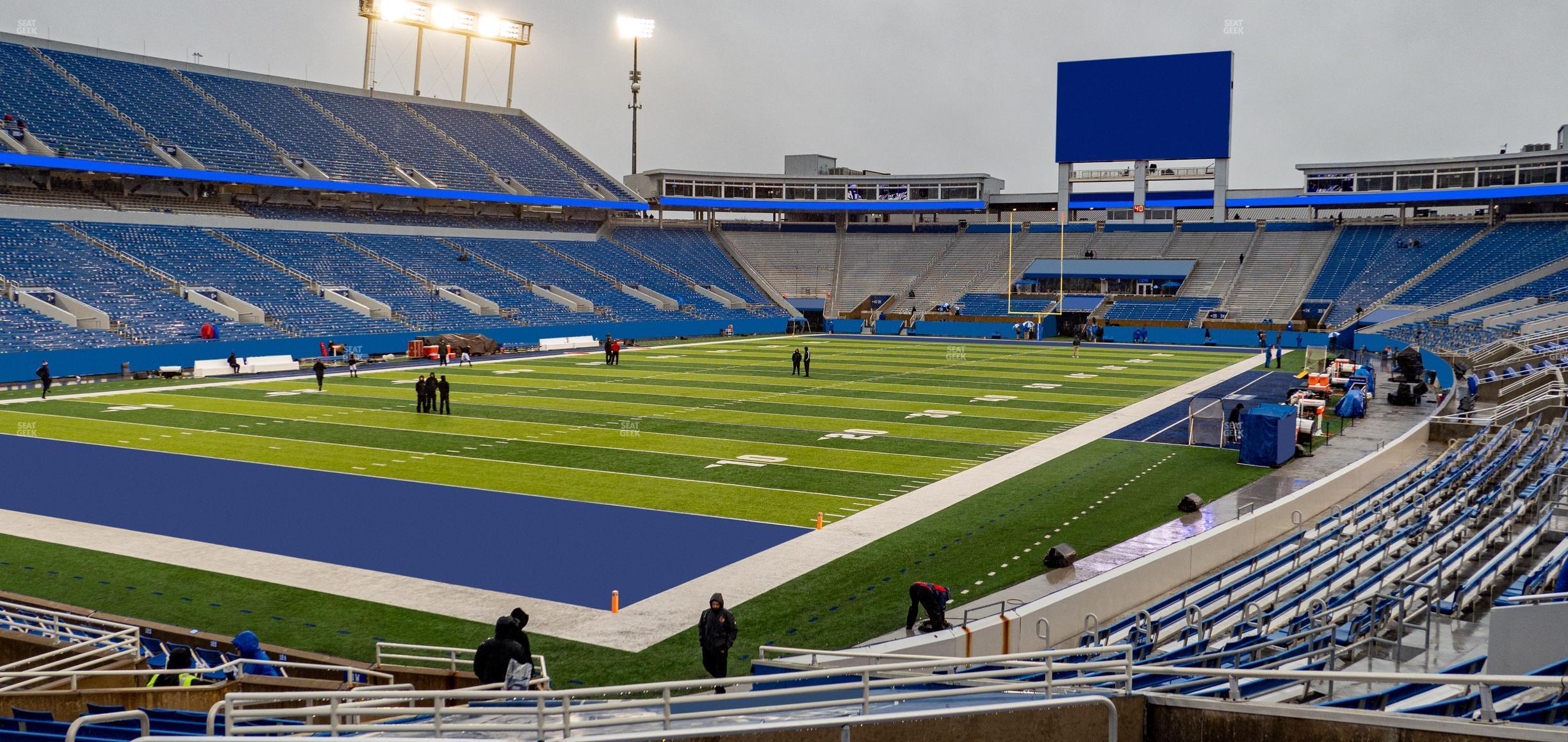 Seating view for Kroger Field Section 20