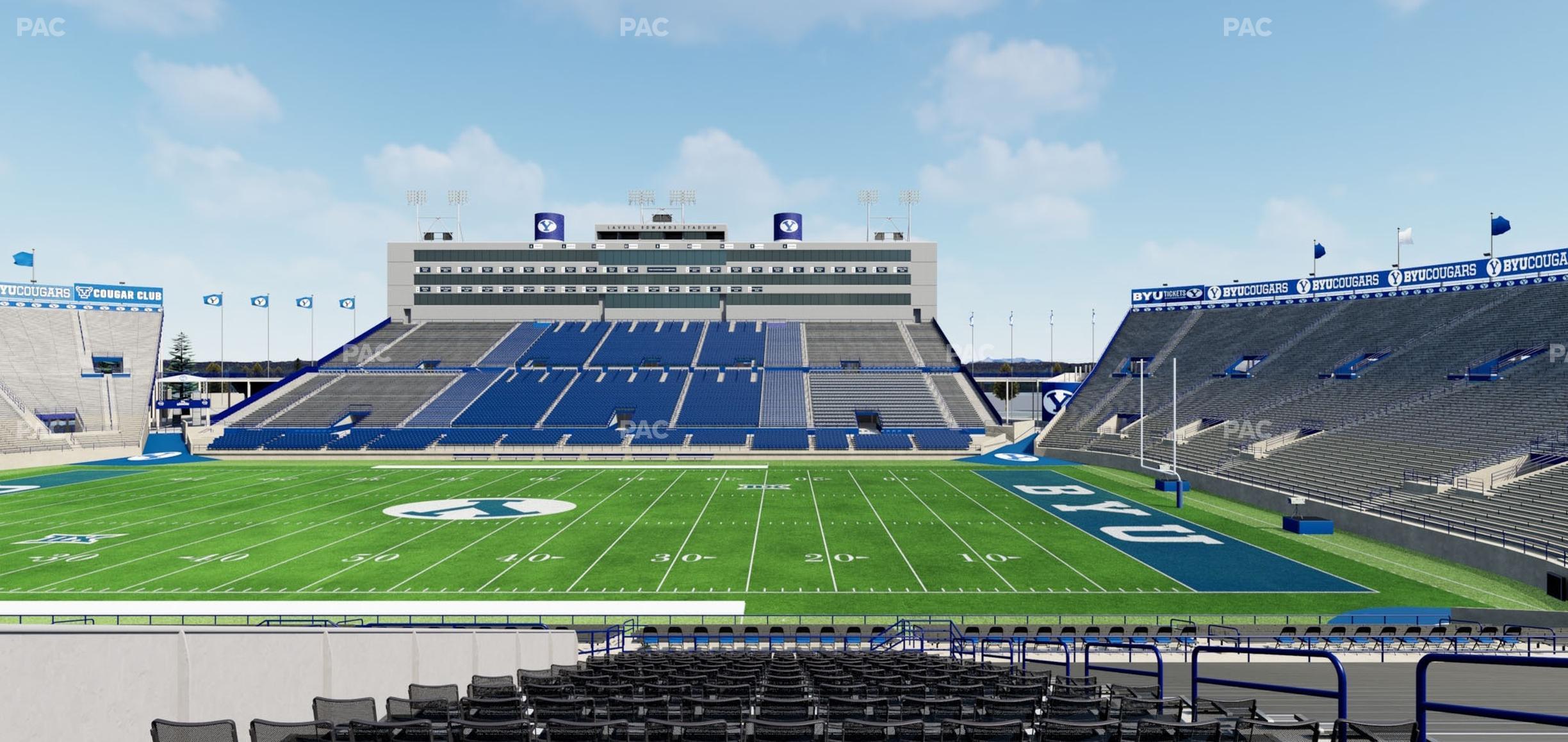 Seating view for LaVell Edwards Stadium Section 33 A