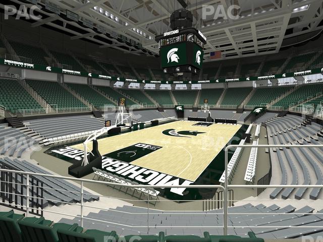 Seating view for Jack Breslin Student Events Center Section 133