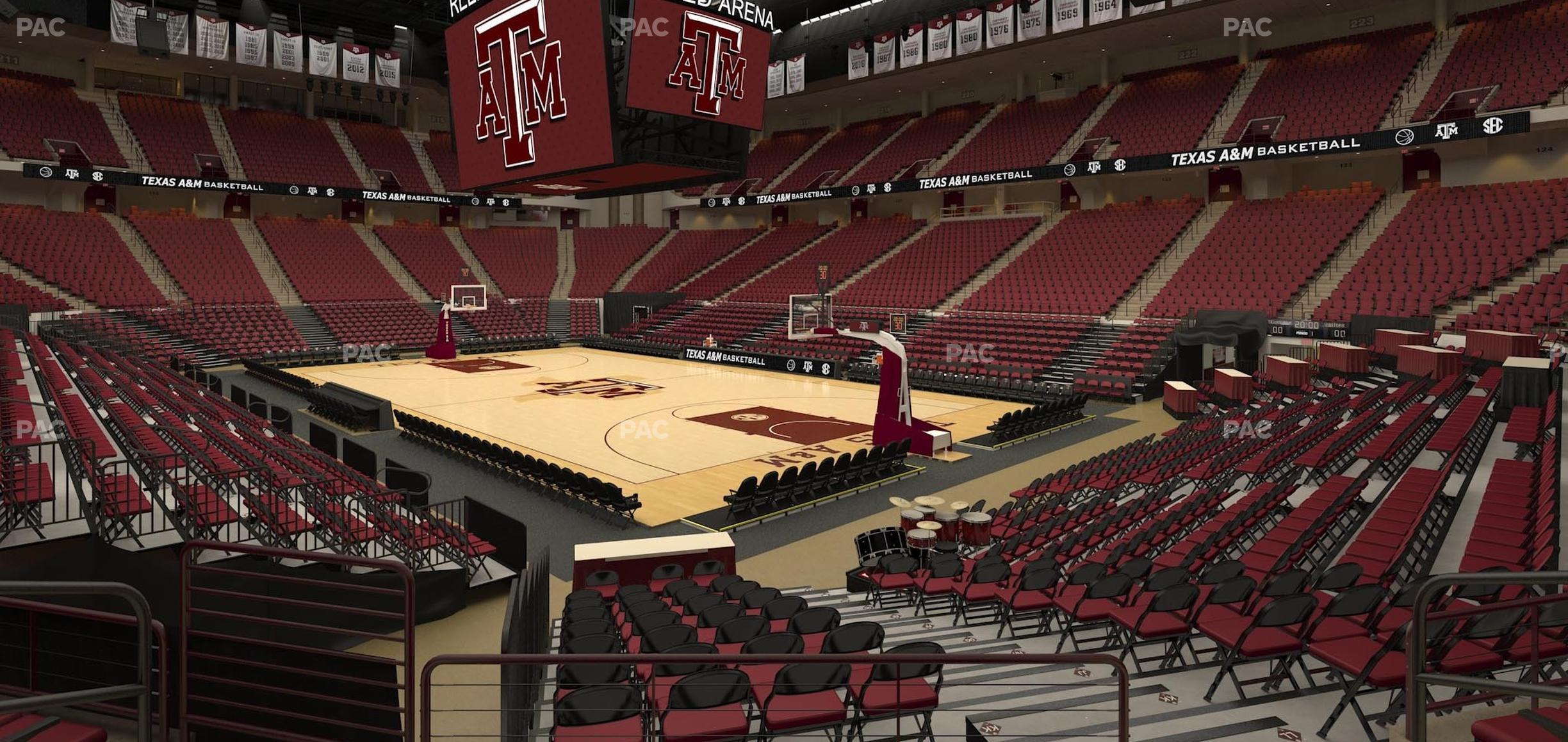 Seating view for Reed Arena Section 101