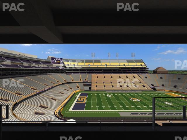 Seating view for Tiger Stadium Section Suite 222