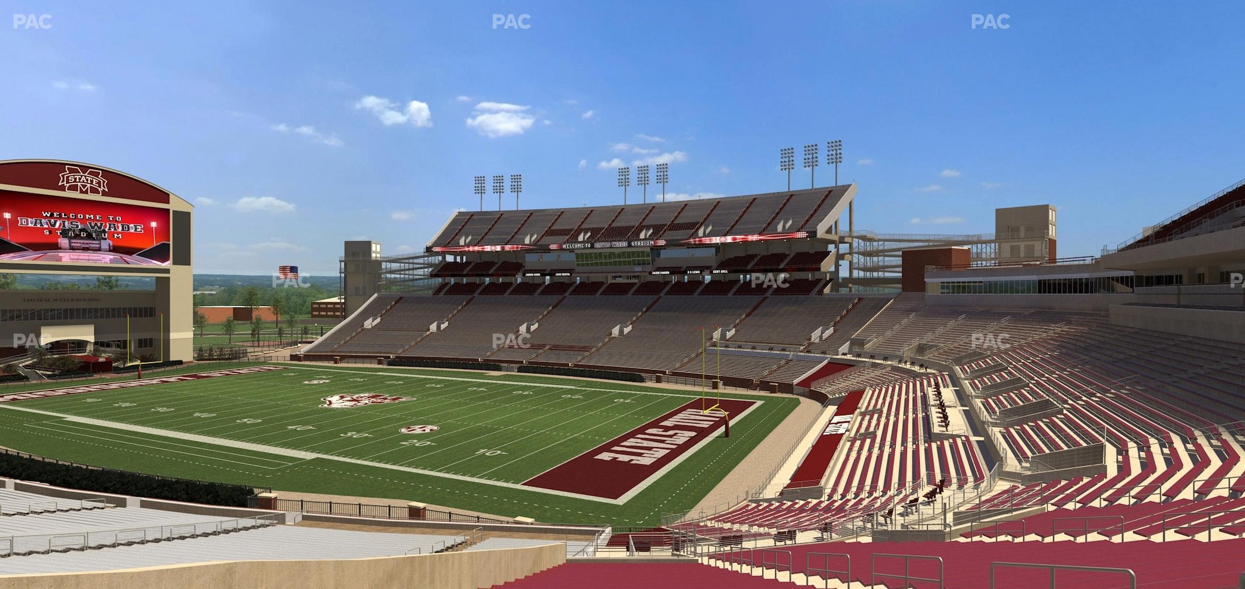 Seating view for Davis Wade Stadium Section State Level Suite 15