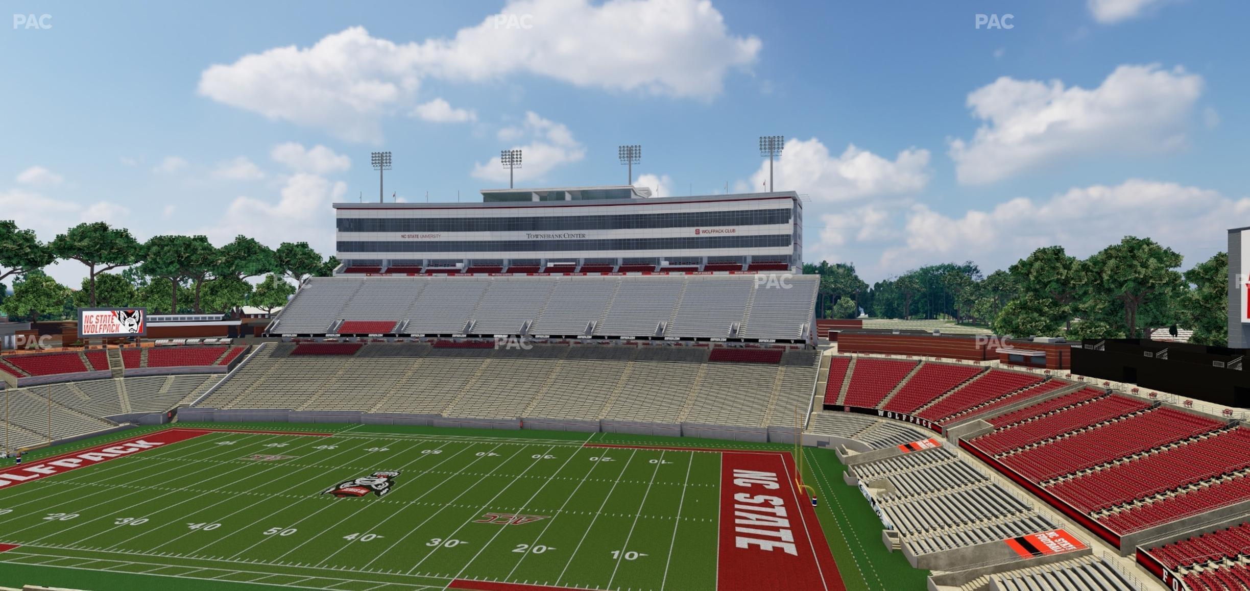 Seating view for Carter-Finley Stadium Section 9