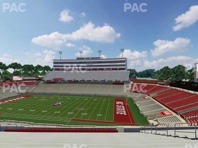 Seating view for Carter-Finley Stadium Section 9