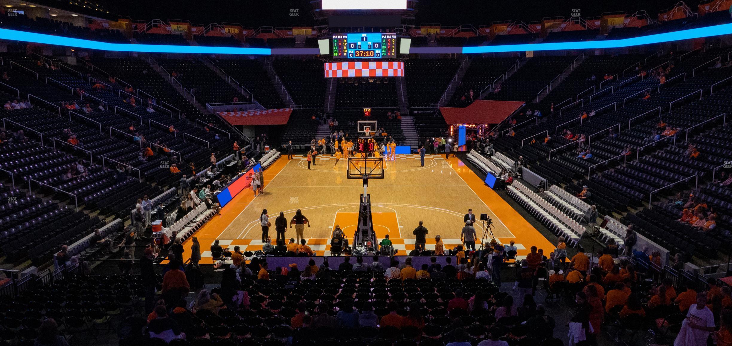 Seating view for Thompson-Boling Arena at Food City Center Section 129