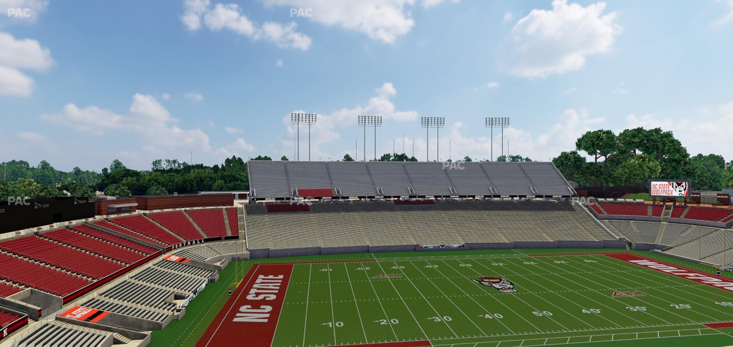 Seating view for Carter-Finley Stadium Section 30