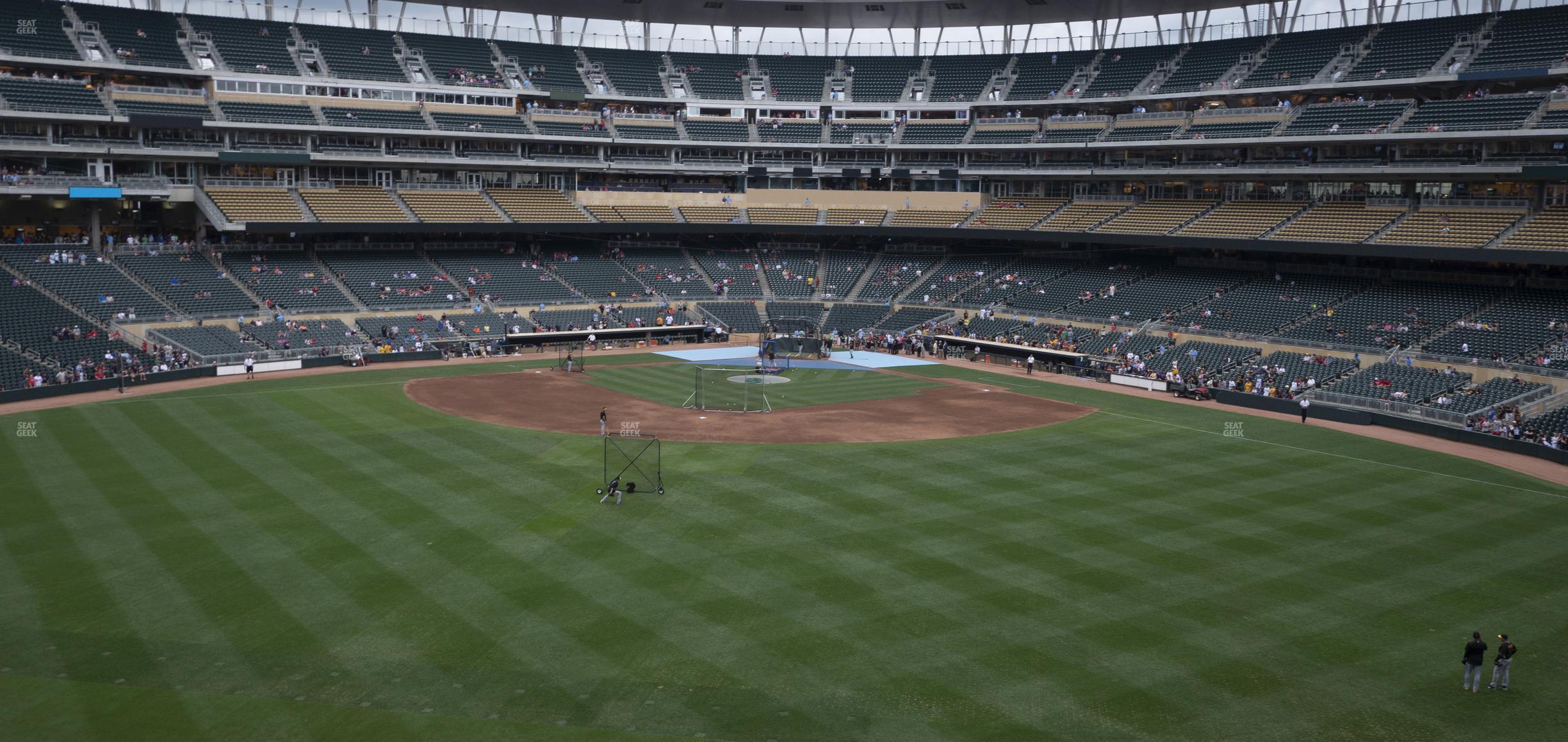 Seating view for Target Field Section 234