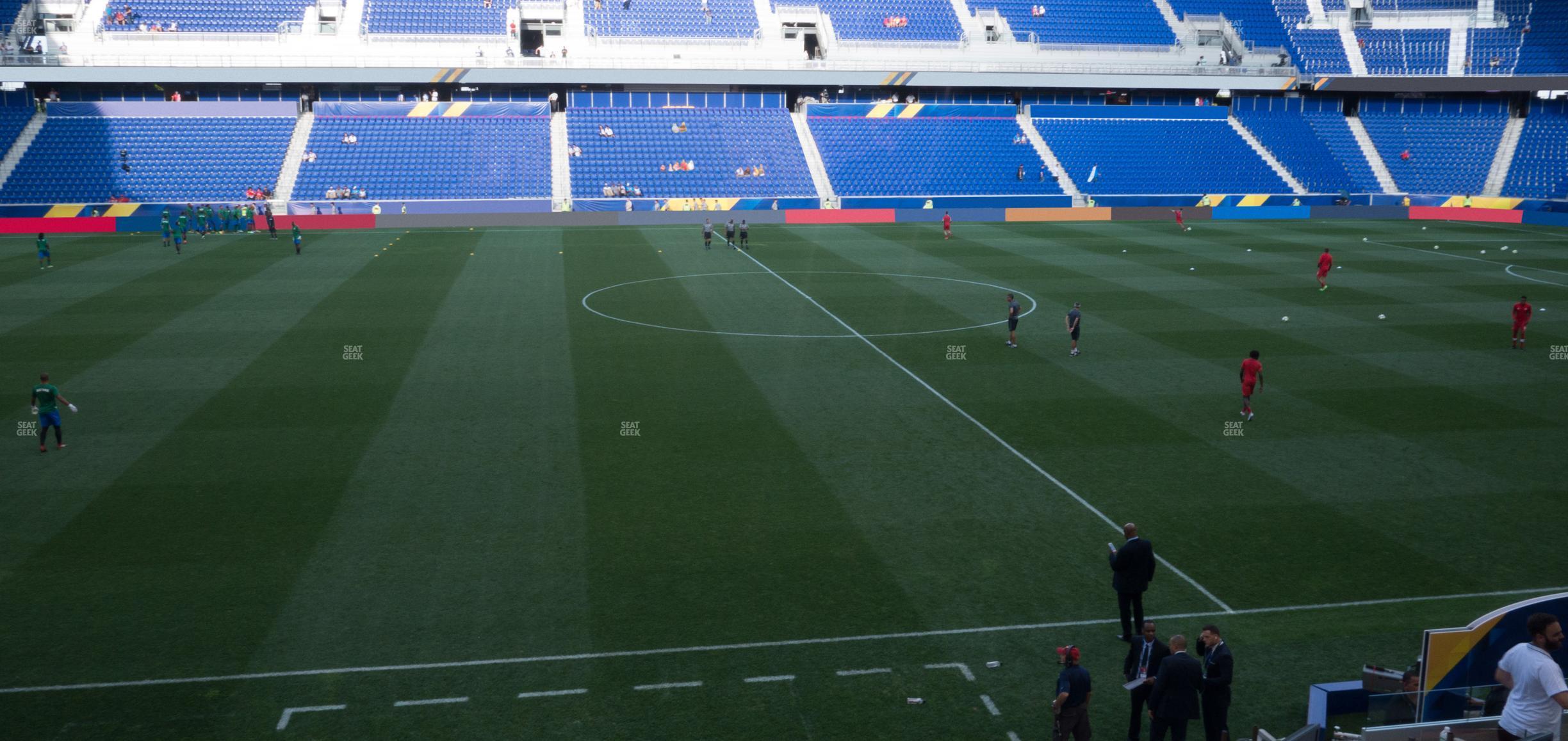 Seating view for Red Bull Arena Section Audi Club 110