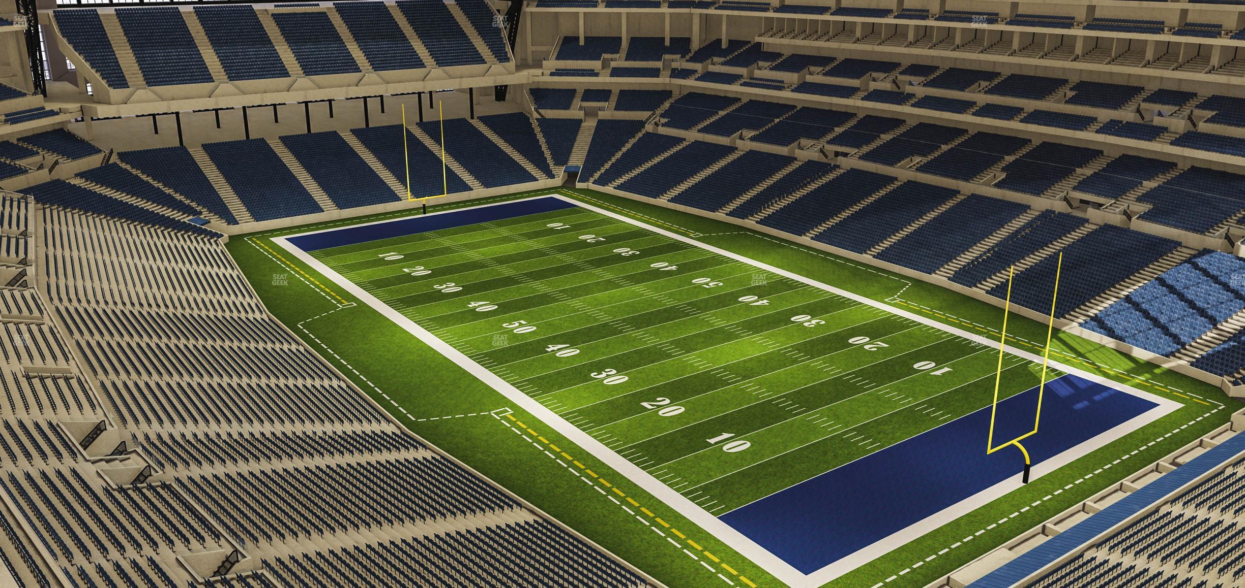 Seating view for Lucas Oil Stadium Section 632