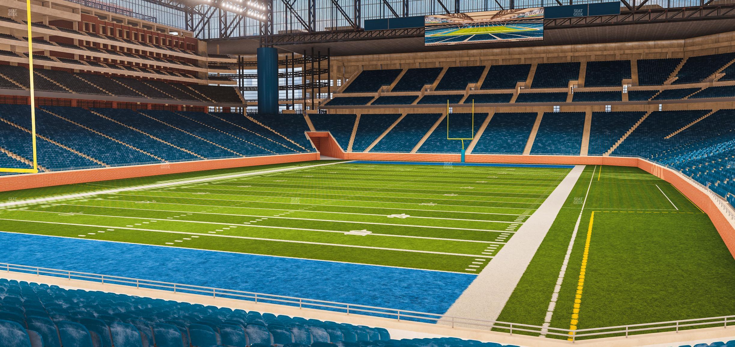 Seating view for Ford Field Section 119