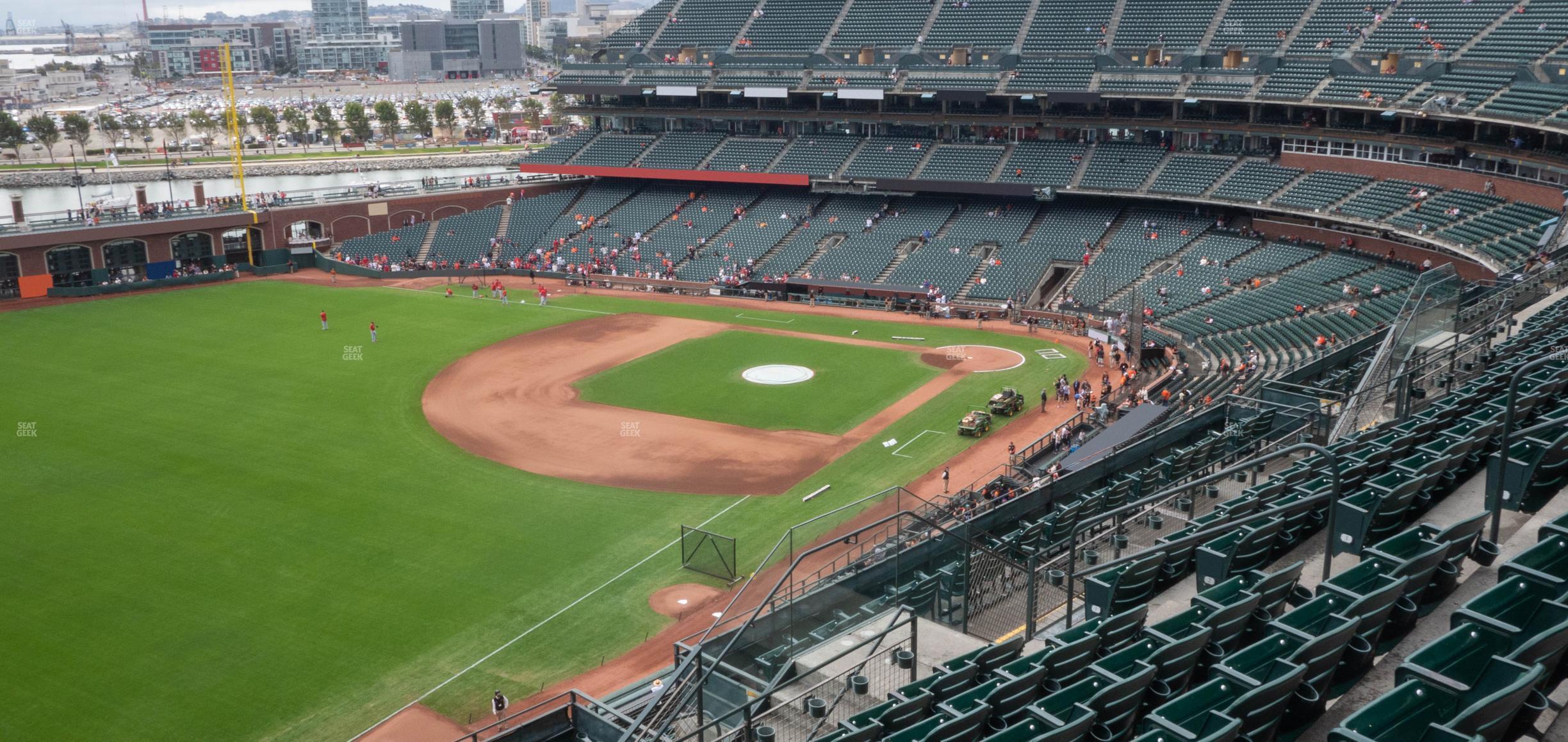 Seating view for Oracle Park Section View Box 331