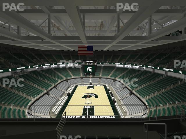 Seating view for Jack Breslin Student Events Center Section 218