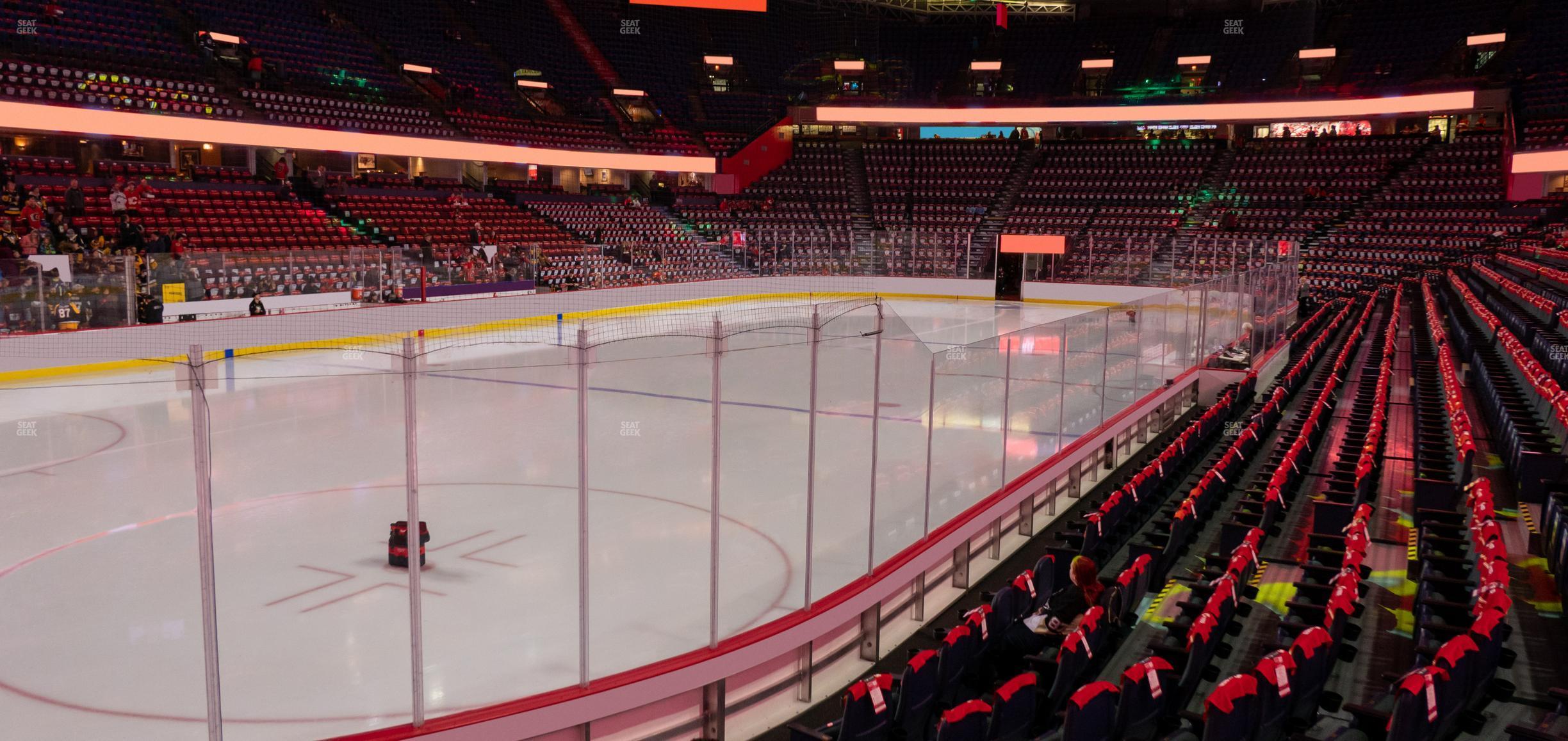 Seating view for Scotiabank Saddledome Section 117