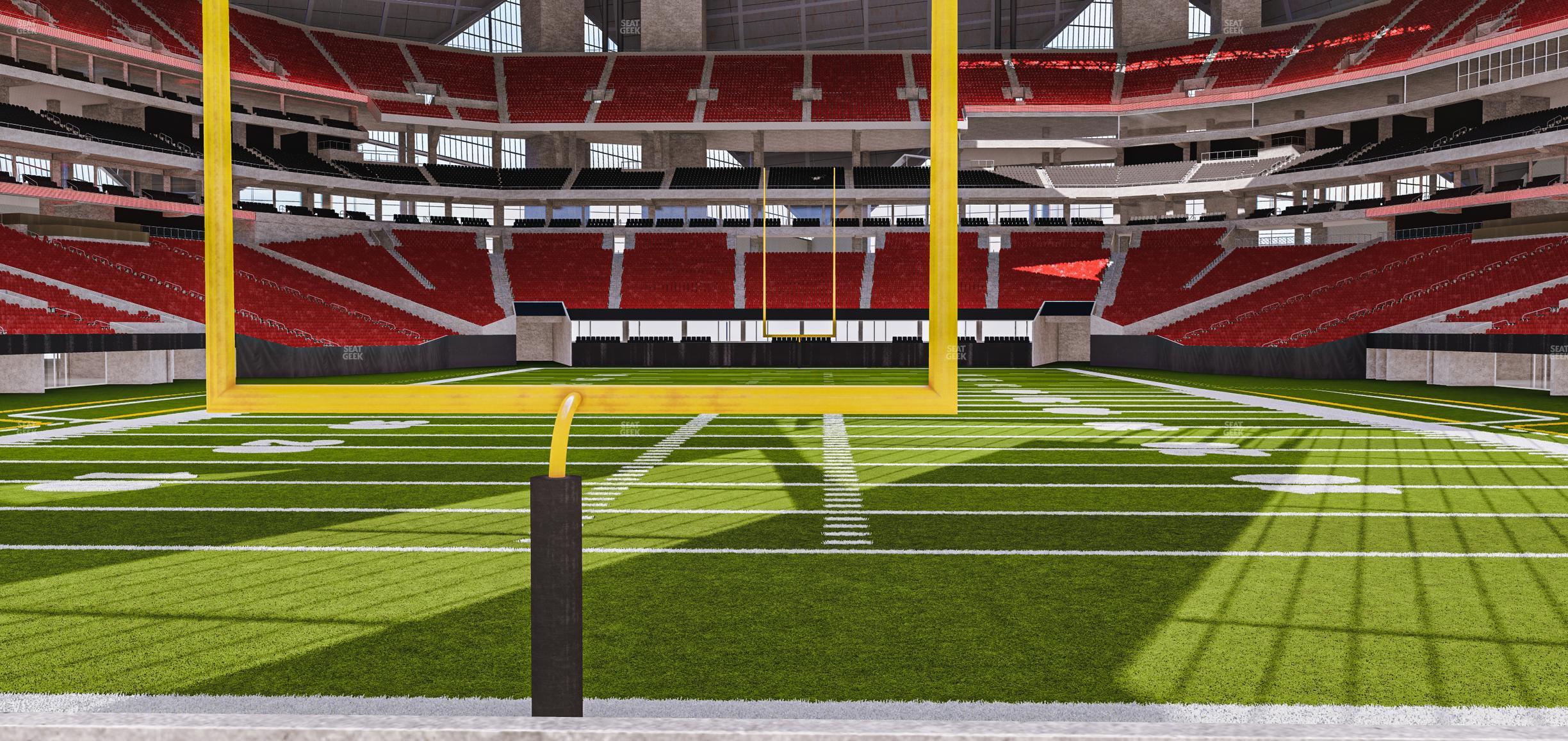 Seating view for Mercedes-Benz Stadium Section East Field Suite 4