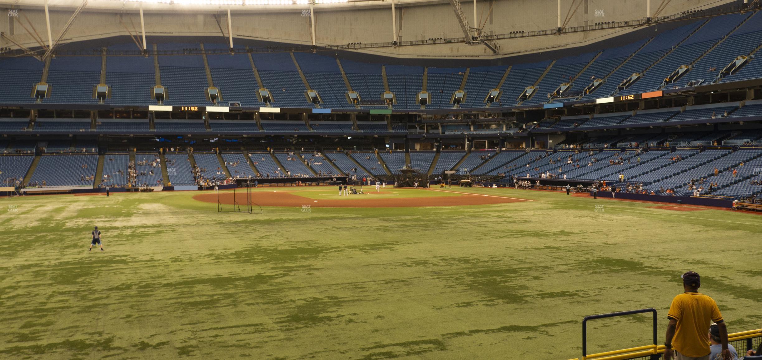 Seating view for Tropicana Field Section 147