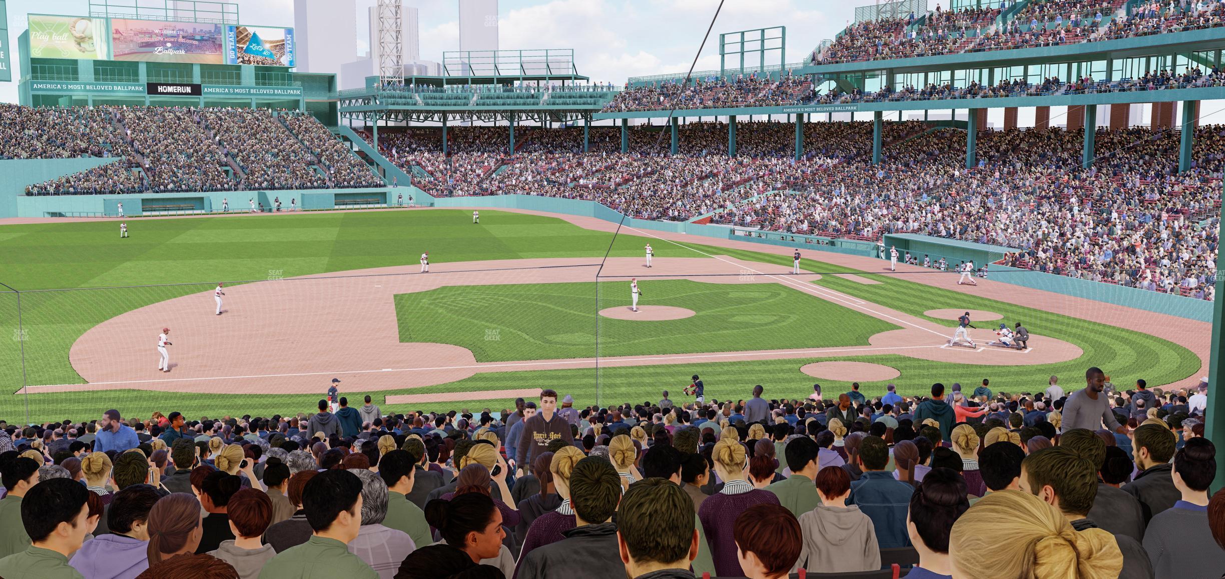 Seating view for Fenway Park Section Grandstand 26