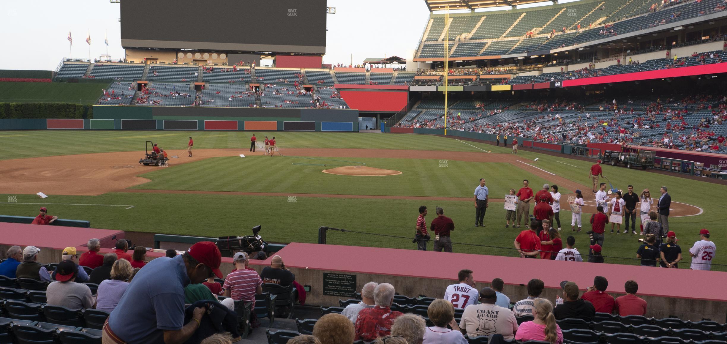 Seating view for Angel Stadium of Anaheim Section 113