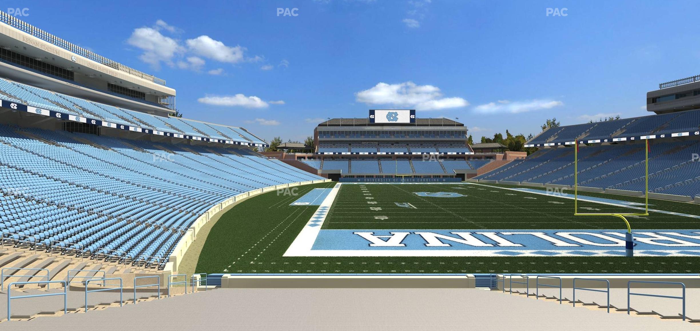 Seating view for Kenan Memorial Stadium Section 114