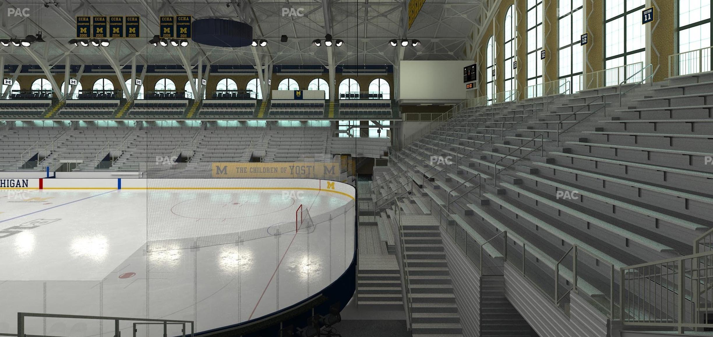 Seating view for Yost Arena Section 8