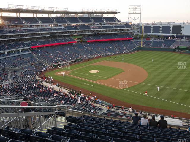 Seating view for Nationals Park Section 222