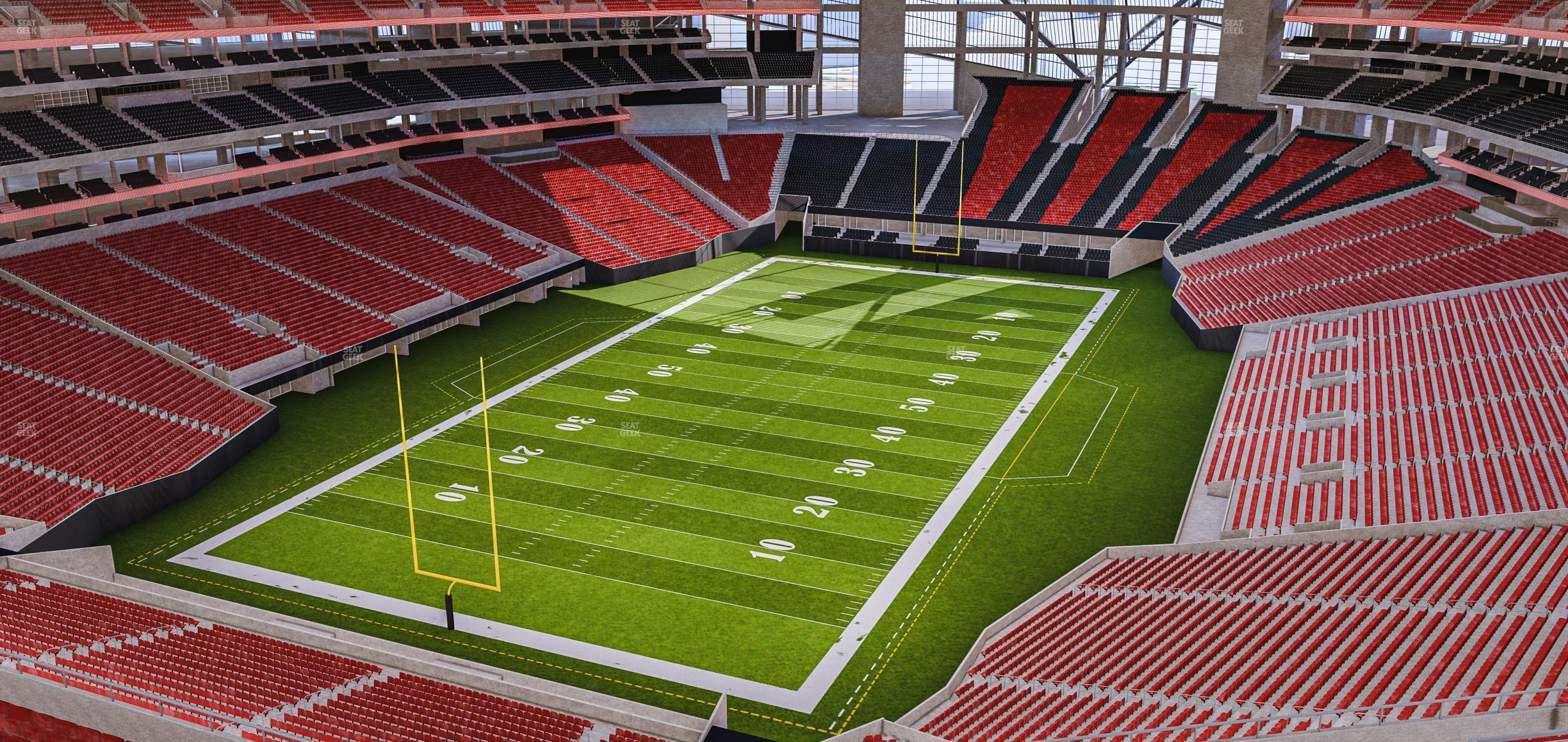 Seating view for Mercedes-Benz Stadium Section 322