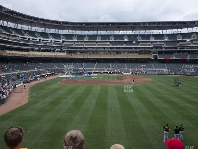 Seating view for Target Field Section 137