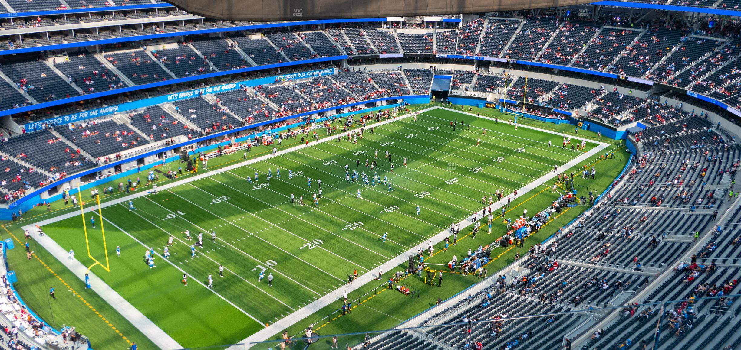 Seating view for SoFi Stadium Section 407