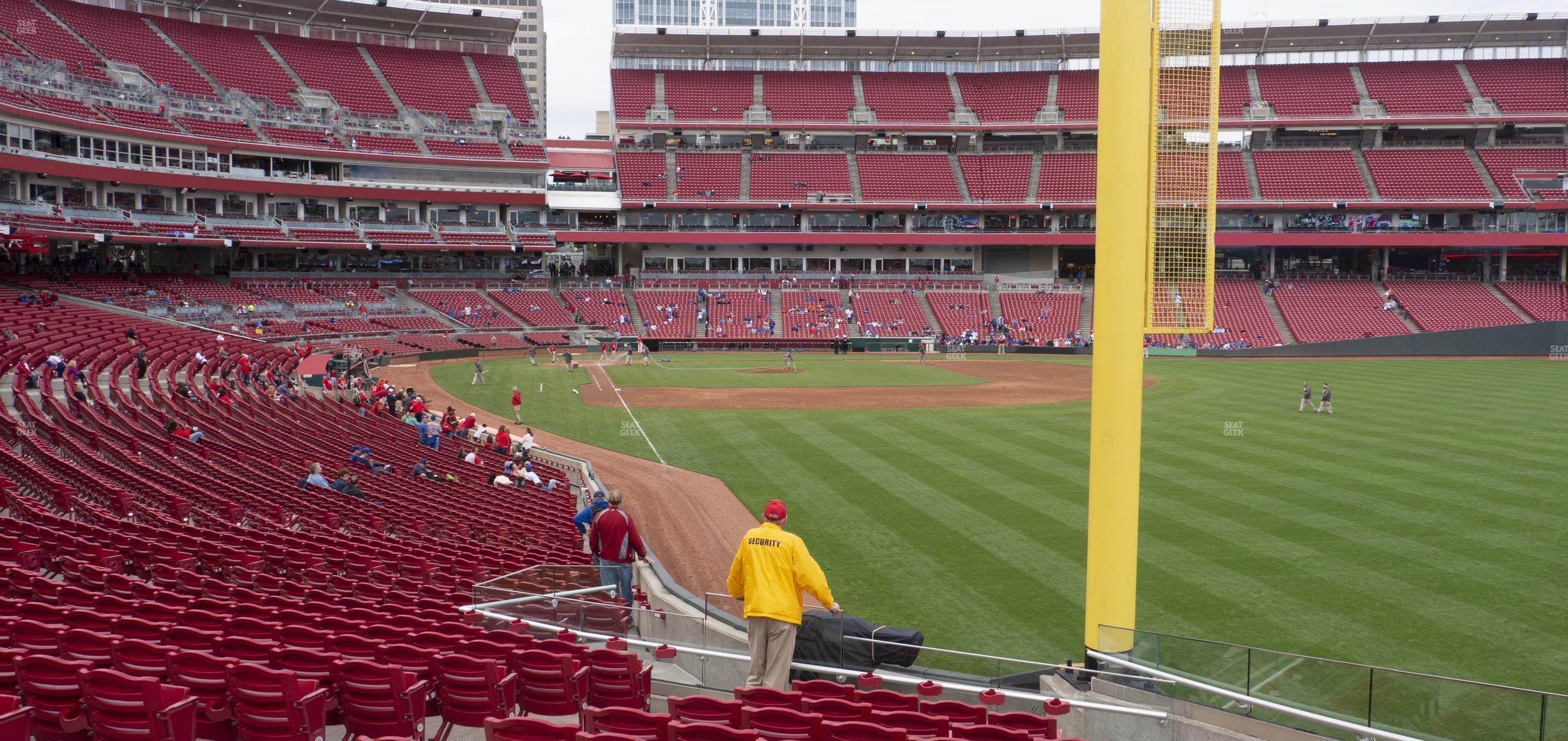 Seating view for Great American Ball Park Section 139