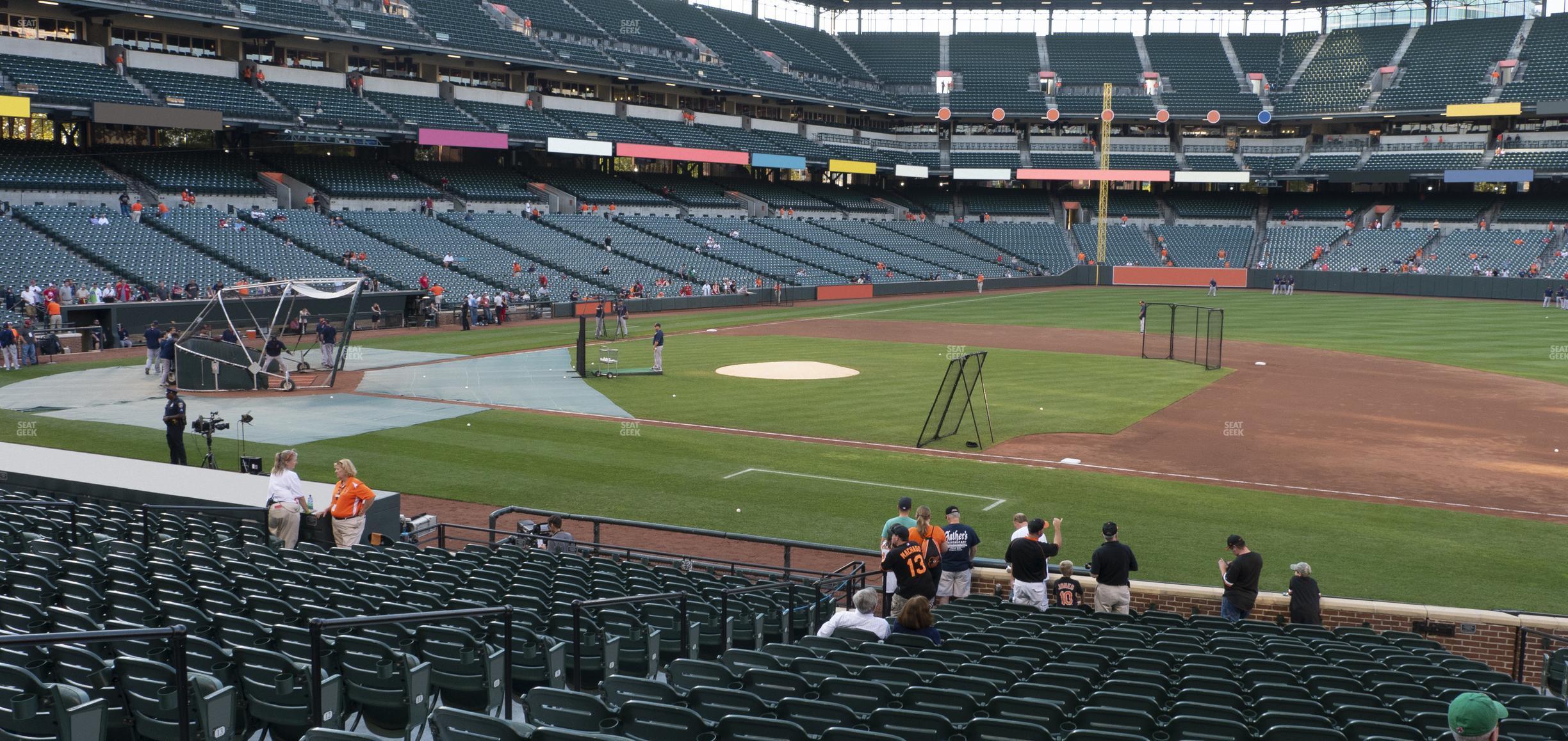 Seating view for Oriole Park at Camden Yards Section 18