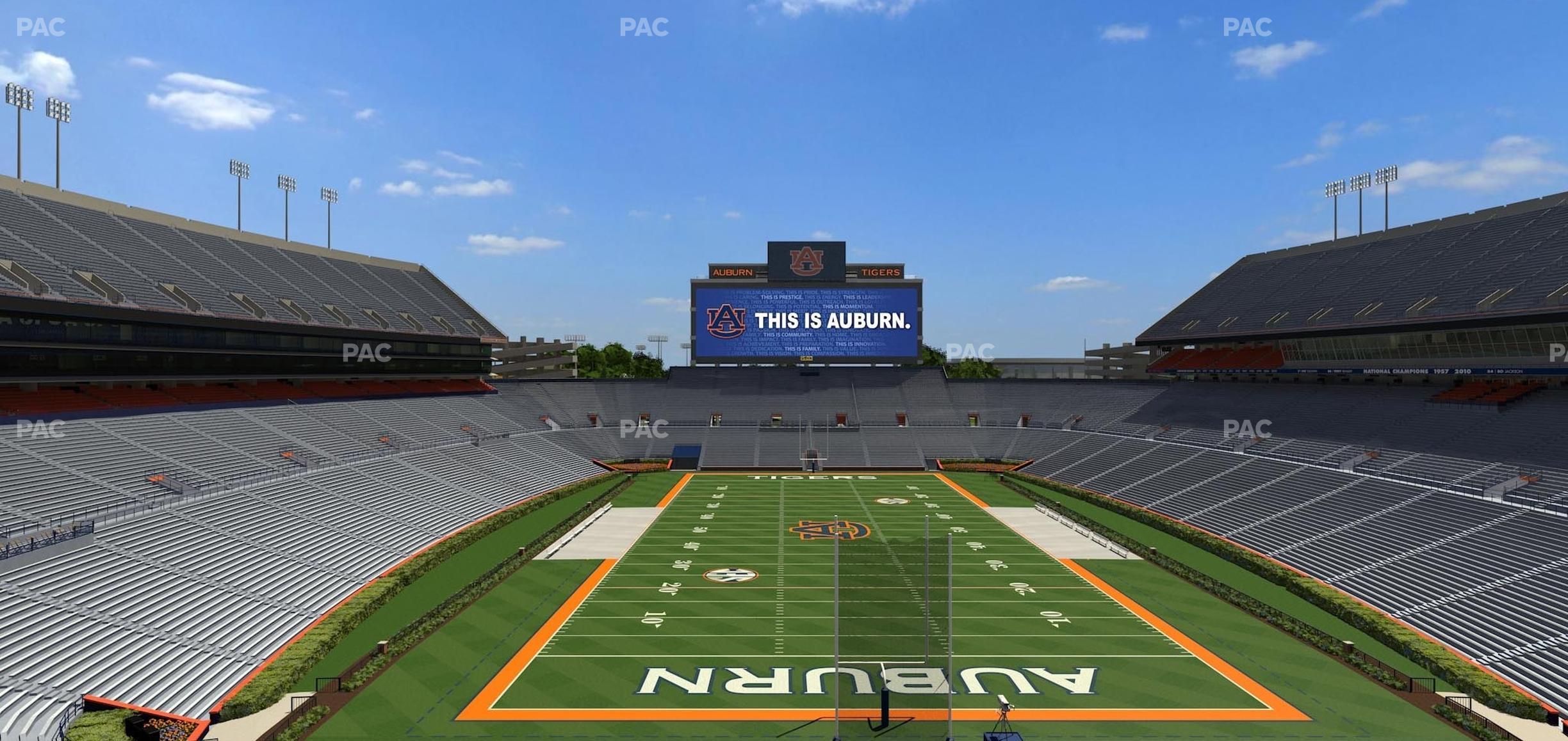 Seating view for Jordan-Hare Stadium Section 40