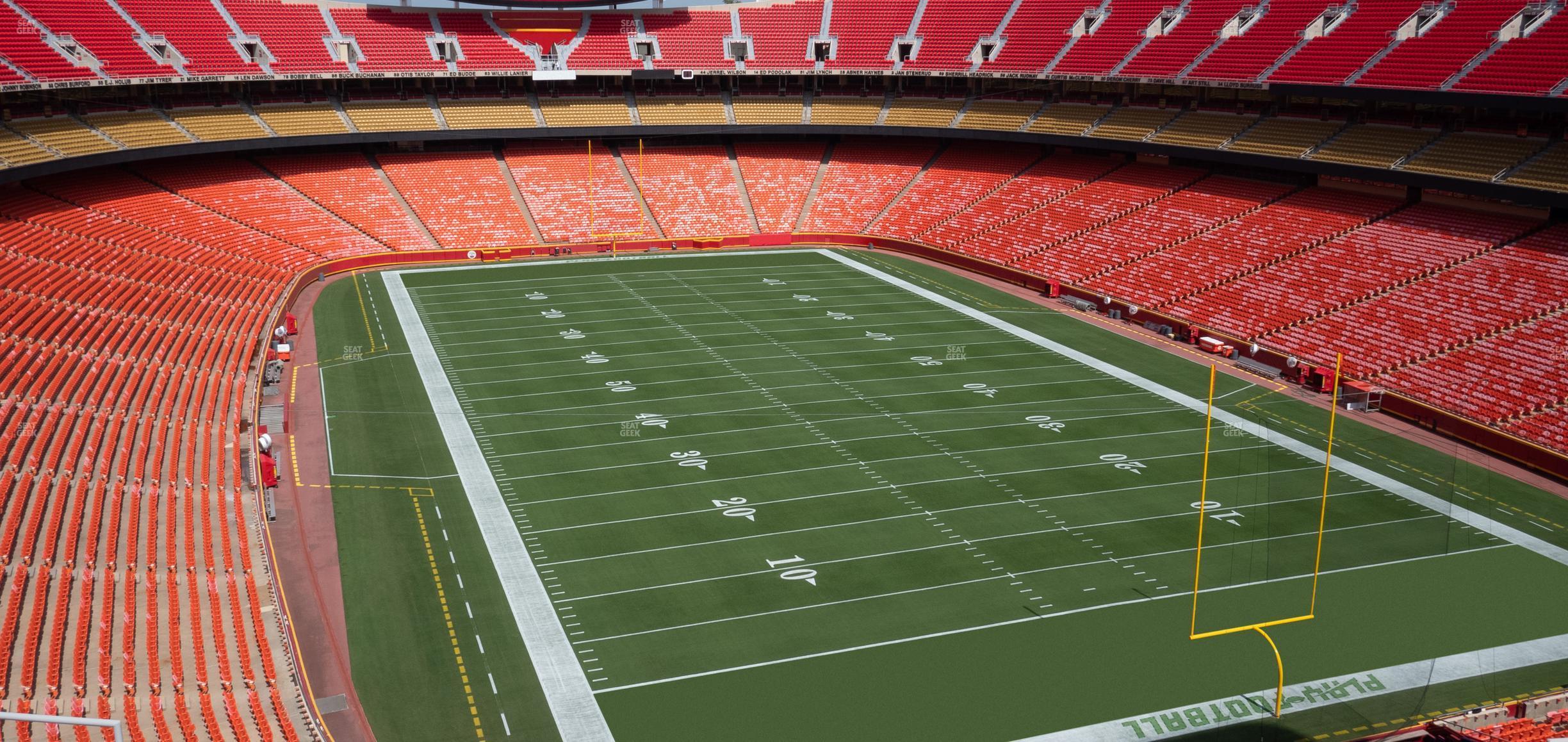 Seating view for GEHA Field at Arrowhead Stadium Section 315